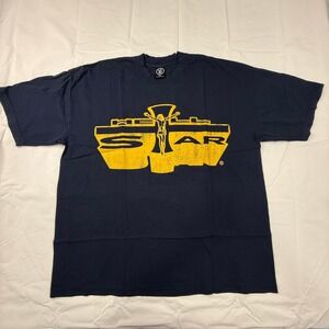 Hellstar Path To Paradise Tee Navy Yellow Overseas Fall 2023 Exclusive XXL Mens